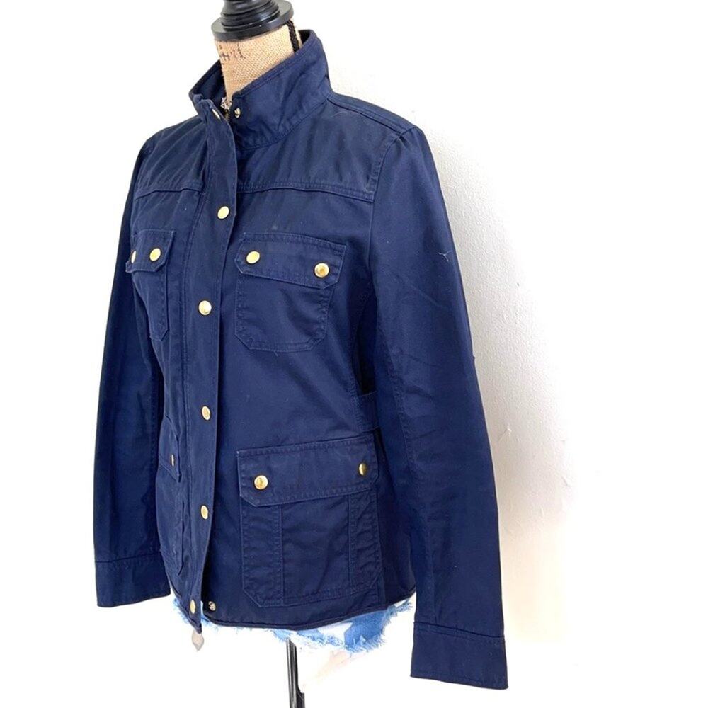 J. CREW DOWNTOWN FIELD navy blue jacket size Small - Picture 12 of 14
